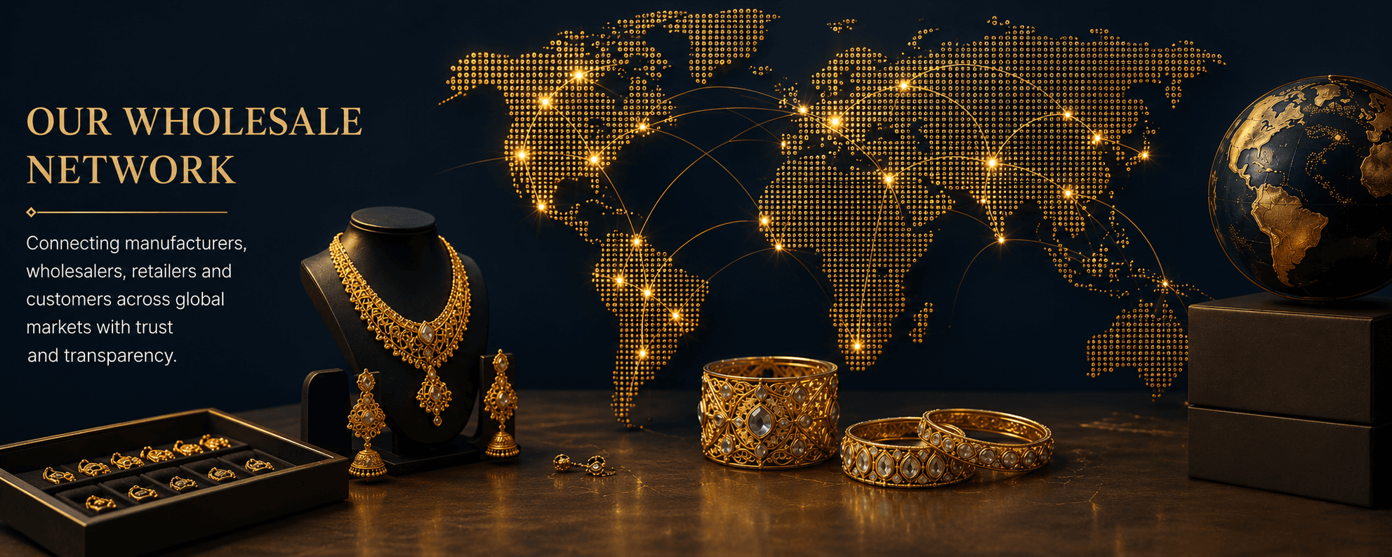Our Wholesale Network — Connecting manufacturers, wholesalers, retailers, and customers across global markets with trust and transparency.
